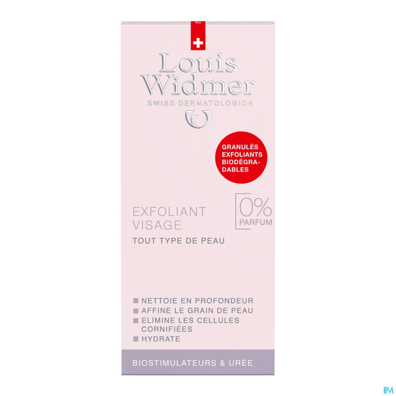 Widmer exfoliant visage n/parf    tube 50ml