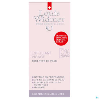 Widmer exfoliant visage n/parf    tube 50ml