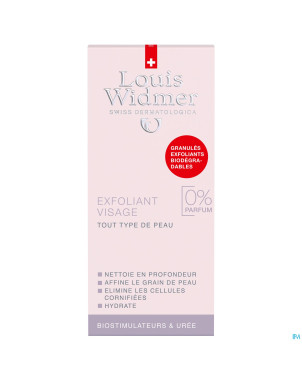 Widmer exfoliant visage n/parf    tube 50ml
