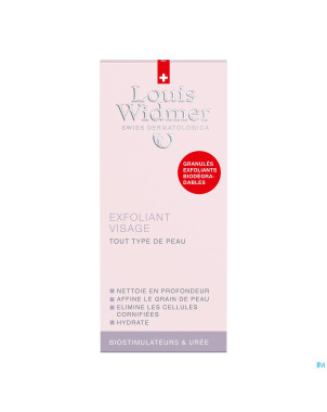 Widmer exfoliant visage parf    tube 50ml