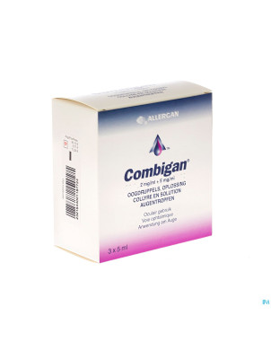 Combigan collyre sol 3 x 5ml