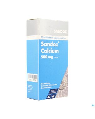 Sandoz calcium bruistabl-comp eff 40 orange