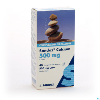 Sandoz calcium bruistabl-comp eff 40 orange
