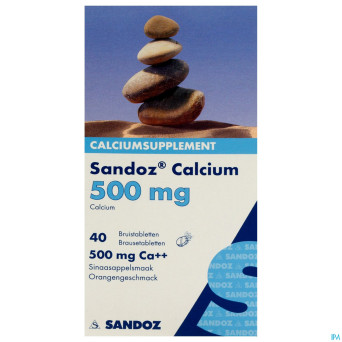 Sandoz calcium bruistabl-comp eff 40 orange