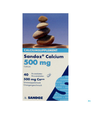 Sandoz calcium bruistabl-comp eff 40 orange
