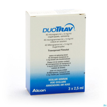 Duotrav collyre 3 x 2,5 ml