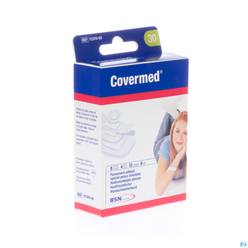 Covermed pansement urgence pre-decoupe  30 7237000