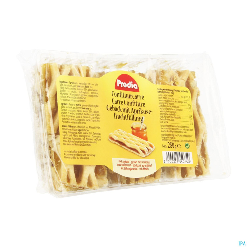 Prodia carre confiture    250g 5965 revogan
