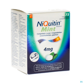 Niquitin mint 4,0mg comp a sucer 72