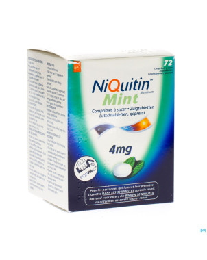 Niquitin mint 4,0mg comp a sucer 72