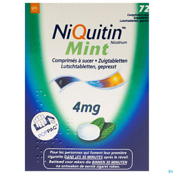 Niquitin mint 4,0mg comp a sucer 72