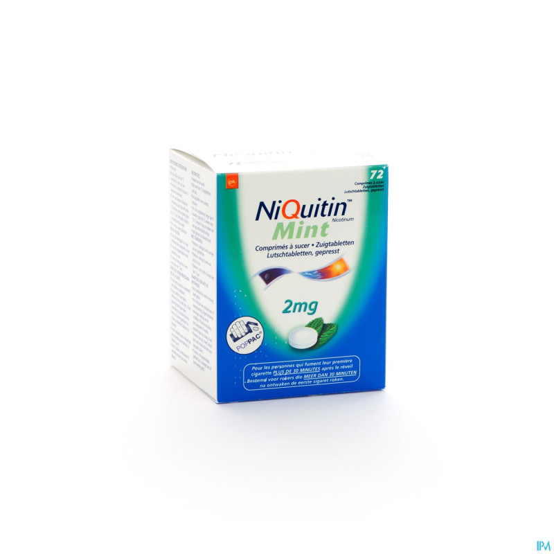 Niquitin mint 2,0mg comp a sucer 72