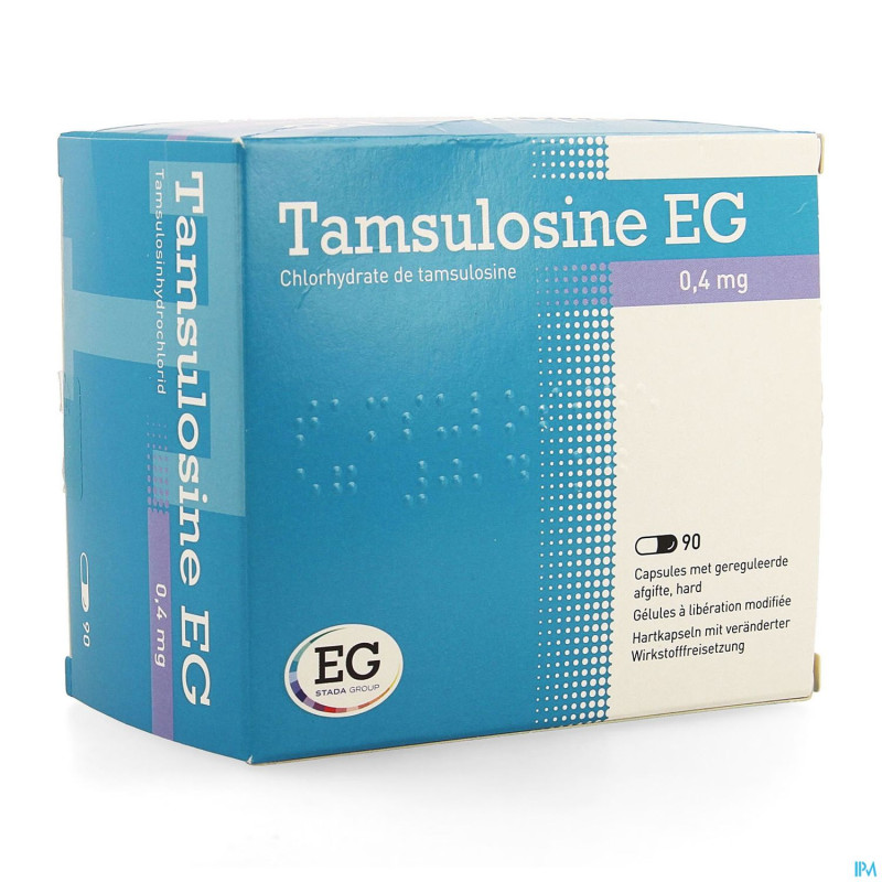 Tamsulosine eg caps  90 x 0,4 mg