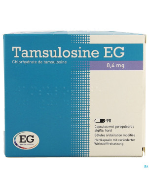 Tamsulosine eg caps  90 x 0,4 mg