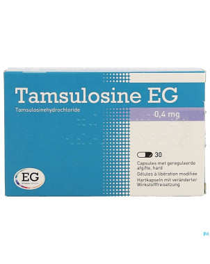 Tamsulosine eg caps  30 x 0,4 mg
