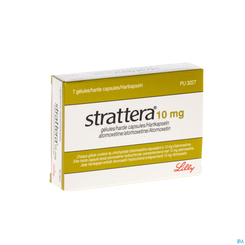 Strattera caps  7 x 10 mg