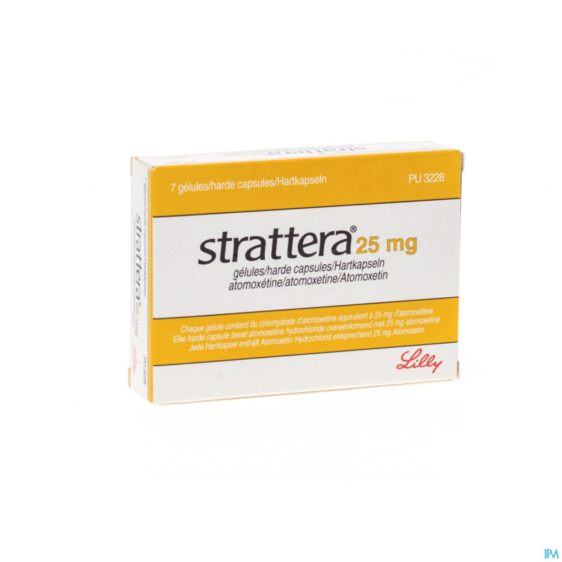 Strattera caps  7 x 25 mg