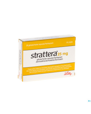 Strattera caps 28 x 25 mg