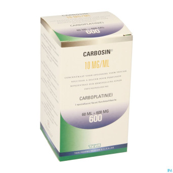 Carbosin 600mg vial iv 60ml 10mg/ml