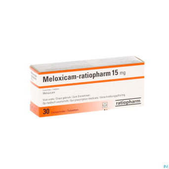 Meloxicam ratiopharm 15 mg comp 30 x 15 mg