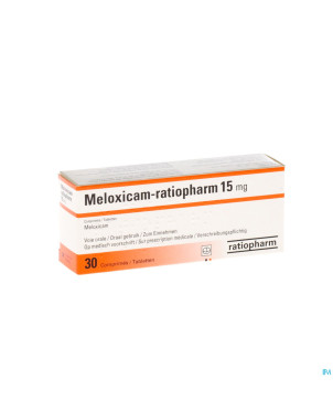 Meloxicam ratiopharm 15 mg comp 30 x 15 mg