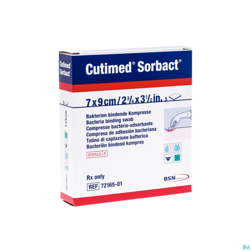 Cutisorb sorbact cp abs.    7x 9cm  5 7216501