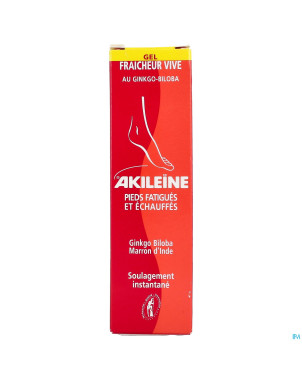 Akileine rouge gel fraicheur vive tbe  50ml 101040