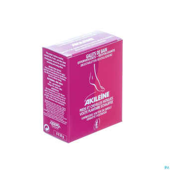 Akileine rouge galets de bain efferv. 6x20g 101230
