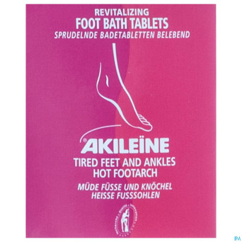 Akileine rouge galets de bain efferv. 6x20g 101230