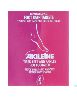 Akileine rouge galets de bain efferv. 6x20g 101230