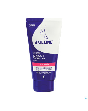 Akileine bleue creme gommage pieds tbe 75ml 102050