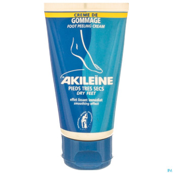 Akileine bleue creme gommage pieds tbe 75ml 102050