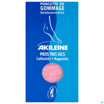 Akileine bleue poncette gommage pieds    1 102520