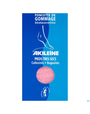 Akileine bleue poncette gommage pieds    1 102520