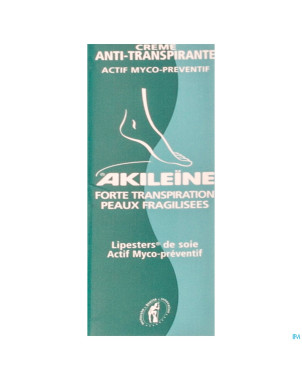 Akileine verte creme pieds a/transp.tb 50ml 103020