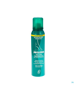 Akileine verte spray poudre assechant 150ml 103120