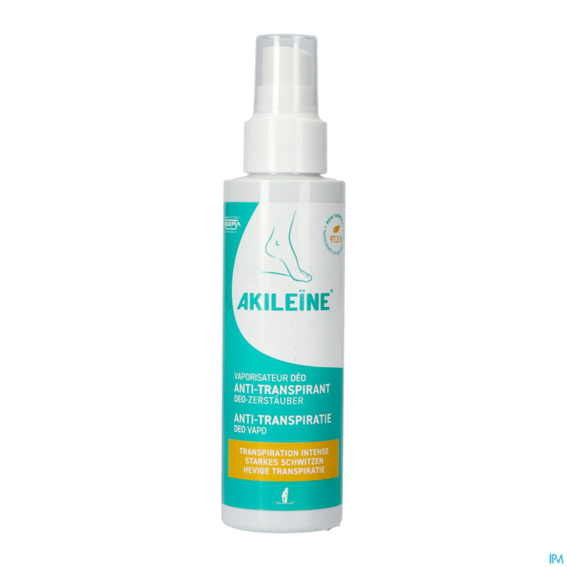 Akileine verte deo biactif a/tran.vapo100ml 103130