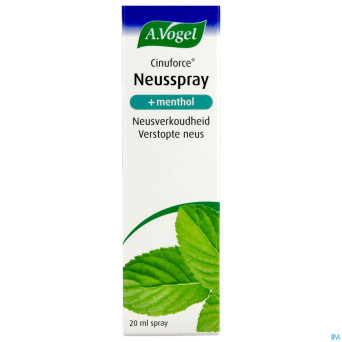 A.vogel cinuforce spray nasal menthol    20ml