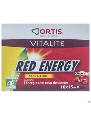 Ortis red energy-g n1    10x15ml