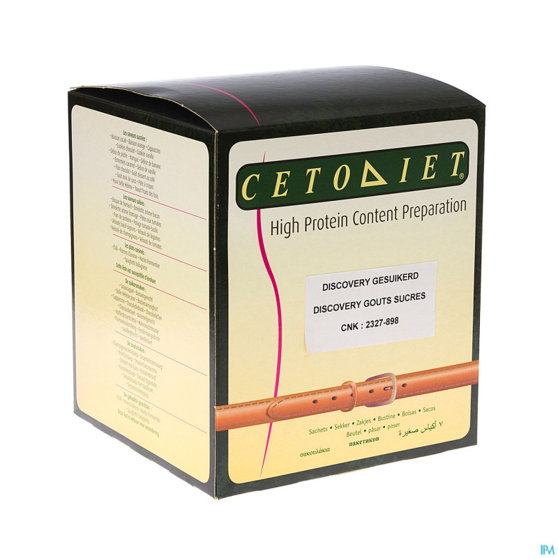 Cetodiet boite discovery gout sucre    sachet 13