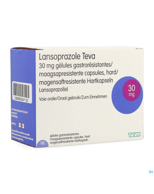 Lansoprazole teva 30 mg caps 98 x 30 mg