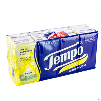 Tempo plus mouchoires 12x9