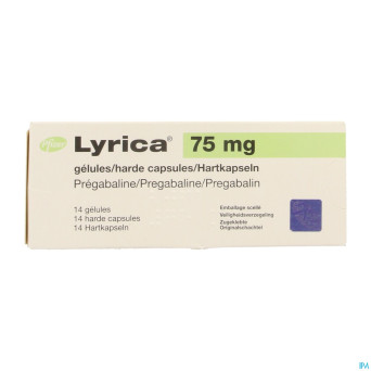 Lyrica  75mg caps durs  14 x  75mg