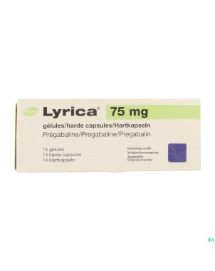 Lyrica  75mg caps durs  14 x  75mg
