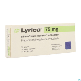 Lyrica  75mg caps durs  14 x  75mg