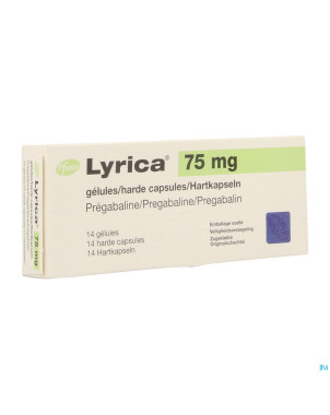 Lyrica  75mg caps durs  14 x  75mg