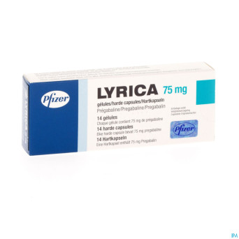 Lyrica  75mg caps durs  14 x  75mg
