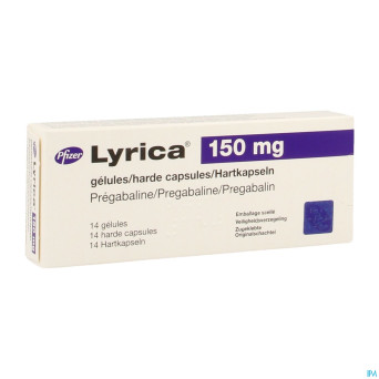 Lyrica caps harde - dur  14 x 150 mg