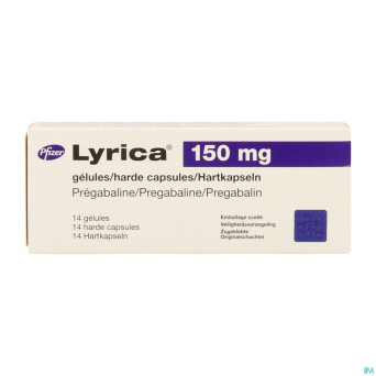 Lyrica caps harde - dur  14 x 150 mg