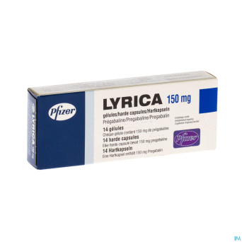Lyrica caps harde - dur  14 x 150 mg